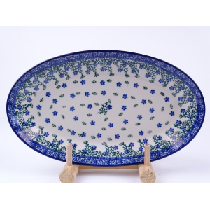 Bunzlau serveerschaal ovaal 29,5 cm. * 201-1979 *