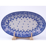 Bunzlau serveerschaal ovaal 29,5 cm. * 201-2766 *