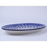 Bunzlau serveerschaal ovaal 29,5 cm. * 201-2766 *