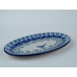Bunzlau serveerschaaltje ovaal 21,5 cm. * 301-1932 *