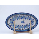 Bunzlau serveerschaal ovaal 21,5 cm. * 301-2663 *