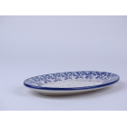 Bunzlau serveerschaal ovaal 21,5 cm. * 301-2758 *