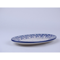 Bunzlau serveerschaal ovaal 21,5 cm. * 301-2758 *