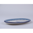 Bunzlau serveerschaal ovaal 21,5 cm. * 301-2858 hert *