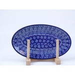 Bunzlau serveerschaal ovaal 21,5 cm. * 301-884 *