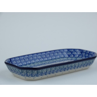 Bunzlau serveerschaaltje 20,5 cm. * 566-2597 kippen *