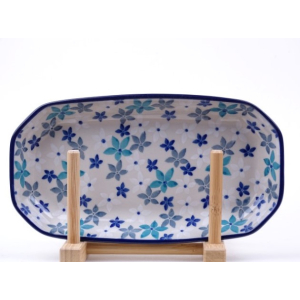 Bunzlau serveerschaaltje 20,5 cm. * 566-2707 *