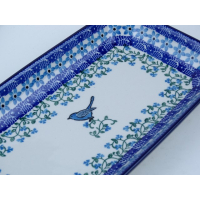 Bunzlau serveerschaal 26,5 cm. * 567 -1932 vogel*