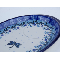 Bunzlau serveerschaaltje met uitsparing * 469-1944 libelle *