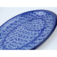 Bunzlau serveerschaaltje met inham voor kopje * 469-2546 *