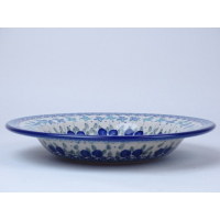 Bunzlau soepbord met rand 23 cm.  * 014-2751 *