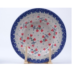 Bunzlau soepbord 23 cm.  * 014-3229 vogeltjes *