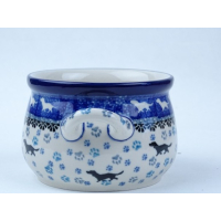 Bunzlau soepkom met 2 oortjes 350 ml. * 016-2151 teckel *