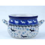 Bunzlau soepkom met 2 oortjes 350 ml. * 016-2151 teckel *