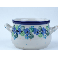 Bunzlau soepkom 350 ml. * 016- 2339 viooltjes *