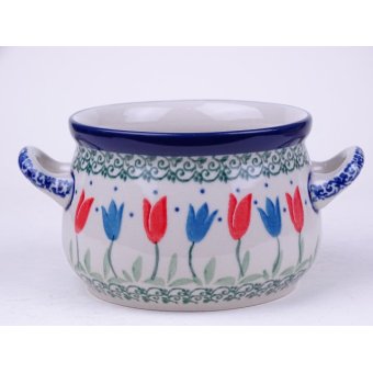 Bunzlau soepkom 350 ml. * 016-2599 tulpen *