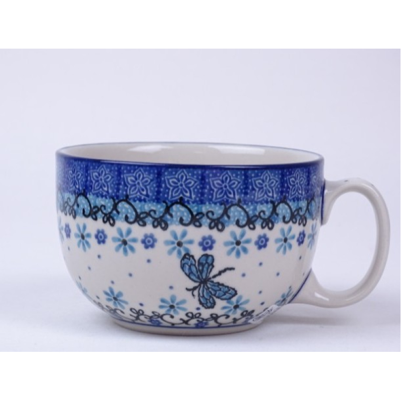 Bunzlau soepkom 350 ml. * 376-1944 libelle *