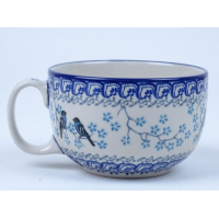 Bunzlau soepkom 350 ml. * 376-2805 vogels *