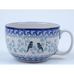 Bunzlau soepkom 350 ml. * 376-2805 vogels *