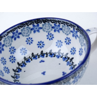 Bunzlau soepkom 2 oortjes 250 ml.  * C95-2158 *