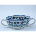 Bunzlau soepkom 2 oortjes * C95-1827 *