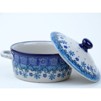 Bunzlau soufflé/ dek schaaltje 150 ml.  * C02-1832 *