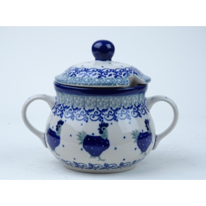 Bunzlau suikerpotje  200 ml. * 035-2596 kippen *