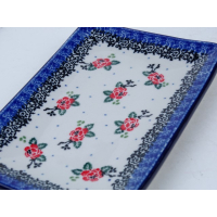 Bunzlau sushi serveerschaal 18 cm * C27-1525 roosjes *