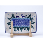 Bunzlau sushi serveerschaal 18 cm * C27-2822 kerst *