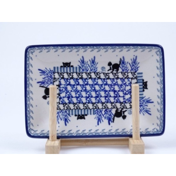 Bunzlau sushi serveerschaal 18 cm. * C27-2827 poesjes *