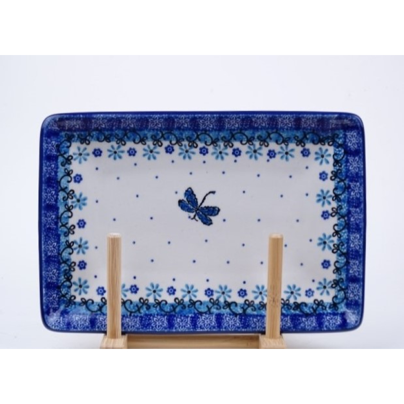 Bunzlau sushi serveerschaal 21 cm * C21-1944 libelle *