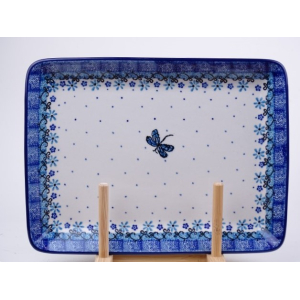 Bunzlau sushi serveerschaal 24/ 18,5 cm  * 111-1944 libelle *