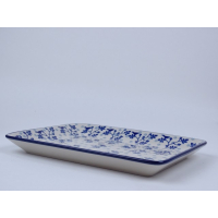 Bunzlau serveerbord 24 cm. * 111-3206 vogeltjes *