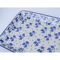 Bunzlau serveerbord 24 cm. * 111-3206 vogeltjes *