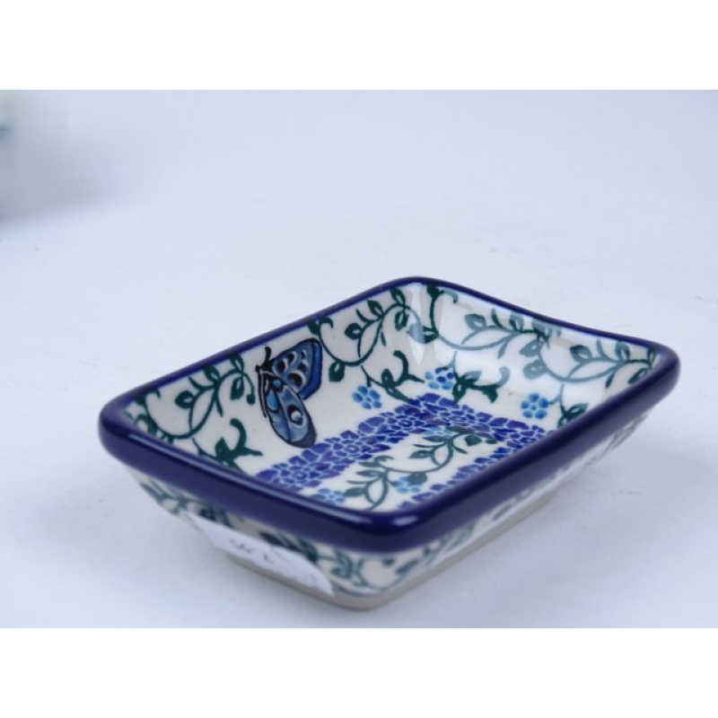 Bunzlau sushi soja/ tapas schaaltje 9,5 cm * C20-1934 vlinder *