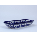 Bunzlau frikandel/ sushi schaaltje 24,5 cm. * F13-375E hartjes *