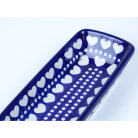 Bunzlau frikandel/ sushi schaaltje 24,5 cm. * F13-375E hartjes *