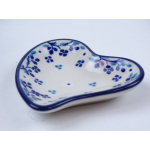 Bunzlau theetip hartje 8,5 cm. * G62-2758 *