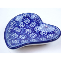 Bunzlau theetip hartje 8,5 cm. * G62-884 *