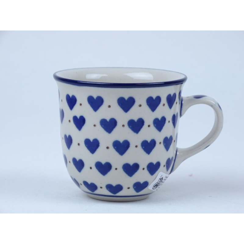 Bunzlau kleine tulp 200 ml. * 342-570 rood hartje *