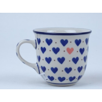 Bunzlau kleine tulp 200 ml. * 342-570 rood hartje *