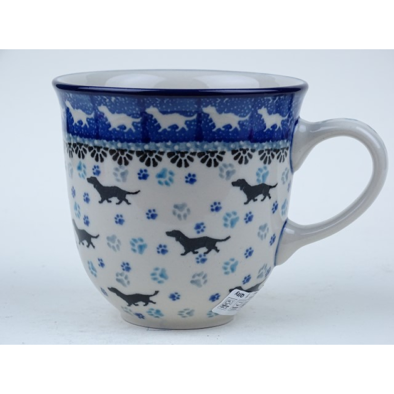 Bunzlau tulp mok 340 ml. * 824-2151 teckel *