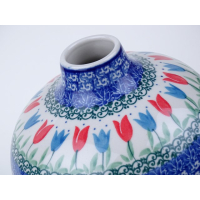 Bunzlau buikvaas 1425 ml. * G15-2599 rode tulpen *