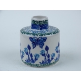 Bunzlau vaasje/ geurstokjes houder  8,3 cm. * D95-1937 *