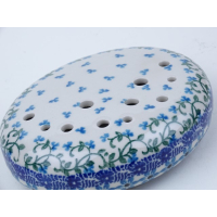 Bunzlau droogbloem vaasje 14 cm breed. * G12-1820 *