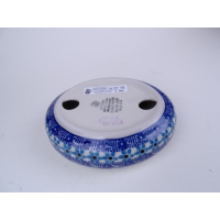 Bunzlau droogbloem vaasje 14 cm breed. * G12-1820 *