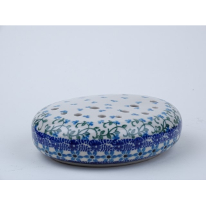 Bunzlau droogbloem vaasje 14 cm breed. * G12-1820 *