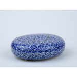 Bunzlau droogbloem vaasje 14 cm breed. * G12-2396 *