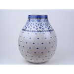 Bunzlau grote vaas 24,5 cm hoog. XL. * F14-1829 *