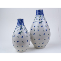 Bunzlau vaas druppel 20,5 cm  * G19-1823 *